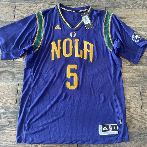 RARE Adidas New Orleans Pelicans NOLA Holiday - Picture 1 of 6